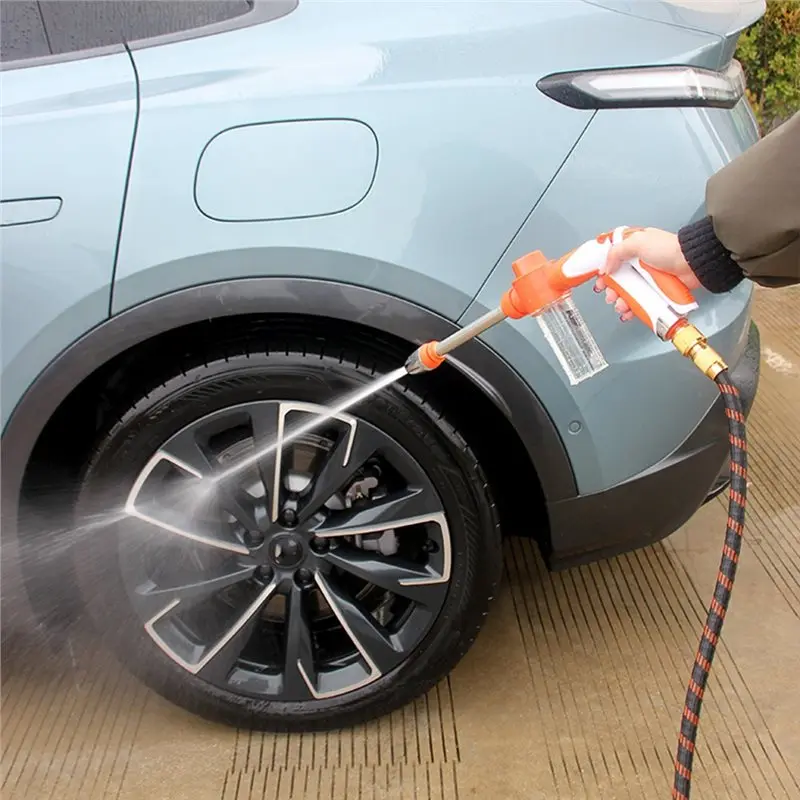 

TFORU-High Pressure Washer Wand Washer Hose Nozzle Portable 360° Rotation 3 Spraying Modes For Garden Yard Car Cleaning