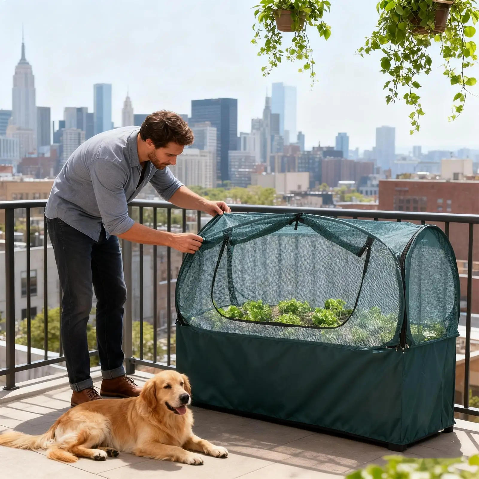 

Raised Garden Bed Cover Mesh Flower Protector Barrier 45x19.6x17.7 Inch Plant Netting For Outdoor Gardening Vegetable Flower