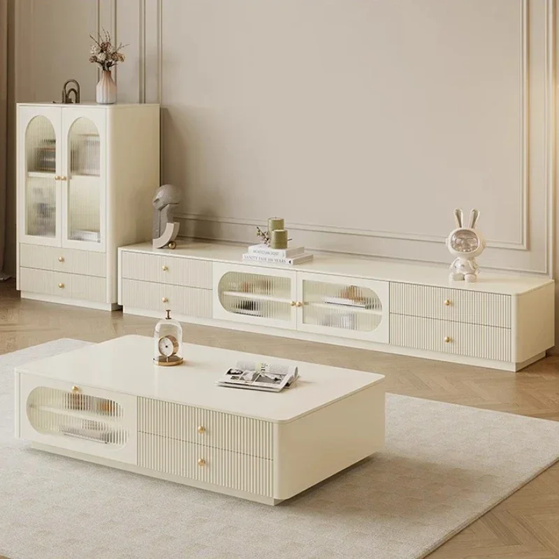 

Luxury Solid Wood Tv Cabinet Storage Drawers Unit Room Tv Cabinet White Nordic Mobili Soggiorno Moderni House Accessories