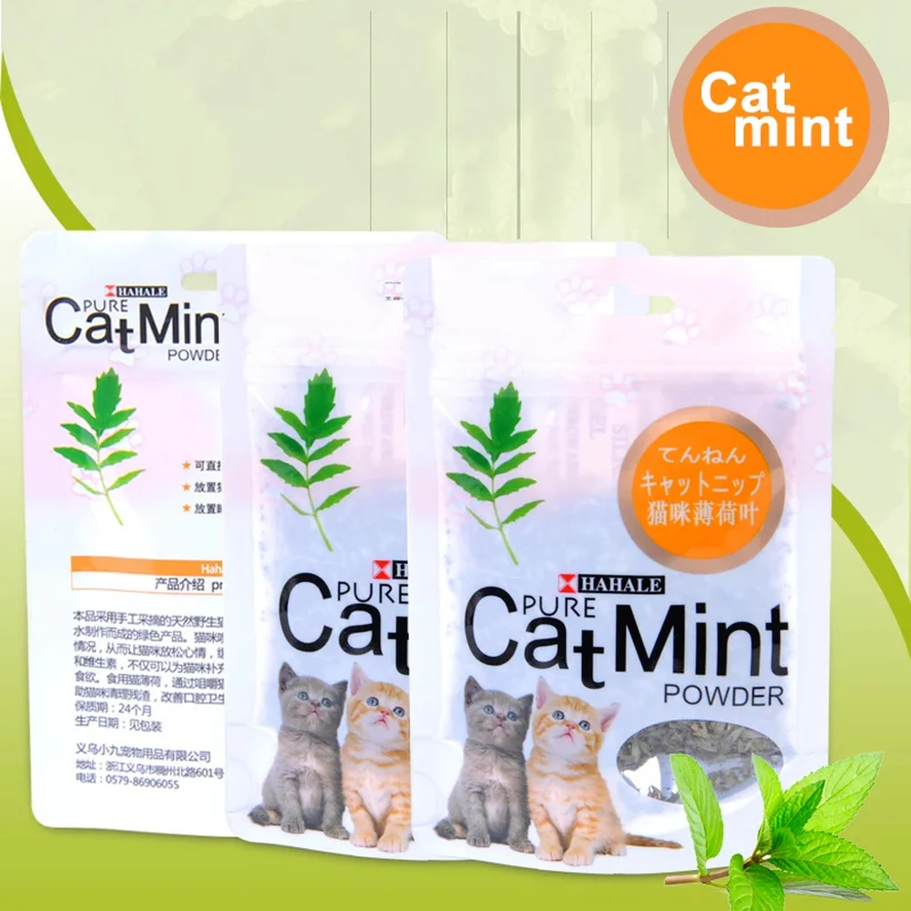 

Natural Catnip Cat Toys Menthol Flavor Clean Teeth Healthy Care Funny Cat Catmint Toys Organic Premium Catnip Cattle Grass Tree