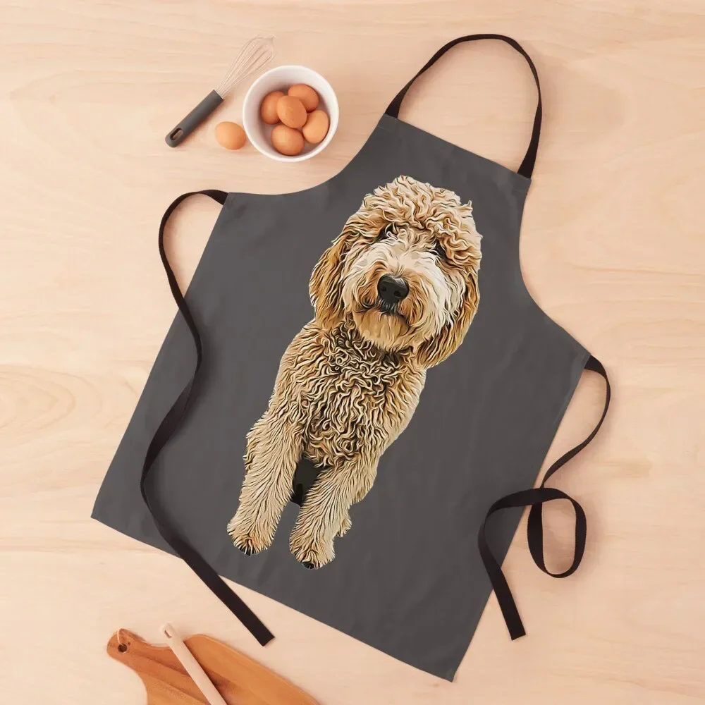 Labradoodle Golden Doodle Apron carpenter Household Items For Women Home Cleaning Apron