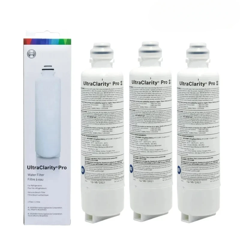 Compatible with Bosch 11025825 Ultra Clarity Pro Refrigerator Water Filter Compatible with 12028325, BORPLFTR50