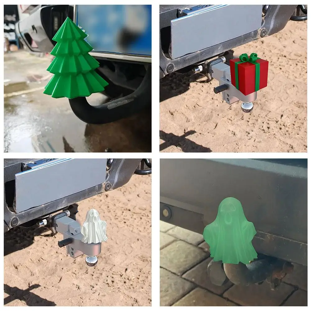 

Рождественская елка сцепного устройства прицепа шаровая крышка муфта прицепа с принтом 3D ржавчины от крышки трубки подарок на Рождество предотвращение приемника K3S1