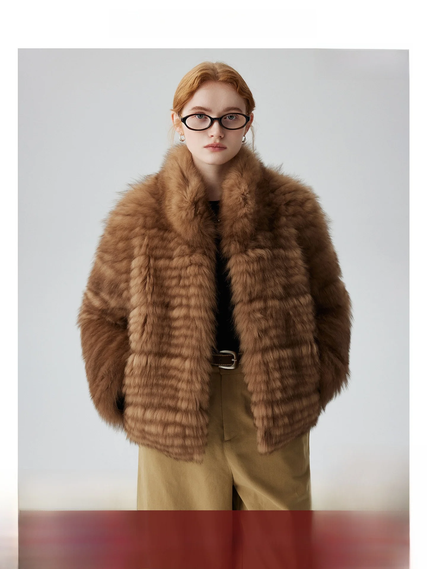 

Женская шуба с воротником-стойкой Ele ort, роскошная зимняя верхняя одежда в Корейском стиле, длинная све, однотонная, прямого кроя