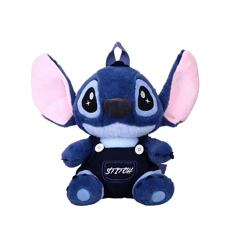 Plecak pluszowy Disney Stitch, nowy, kreskówkowy, uroczy plecak dla dzieci, modny, casualowy plecak pluszowy, mini plecak z lalką, wysoka jakość.