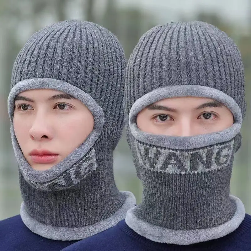 

High Polar Fleece Balaclava Winter Ski Windproof Cap Outdoor Cycling Cap for Men Face Masks Hood Beanies Women Plush Warm Hat