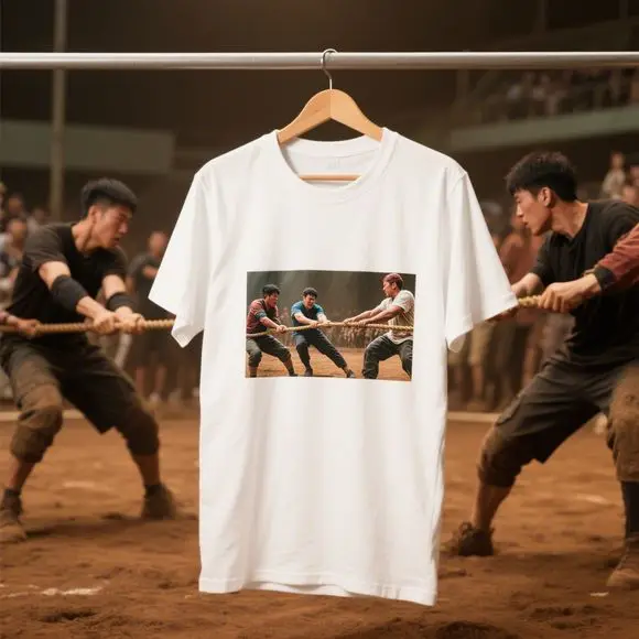 

2025 Popular Australian Movie T-shirt Short Sleeved Unisex Fashion Versatile Casual Style Men's and Women's Short Sleeved