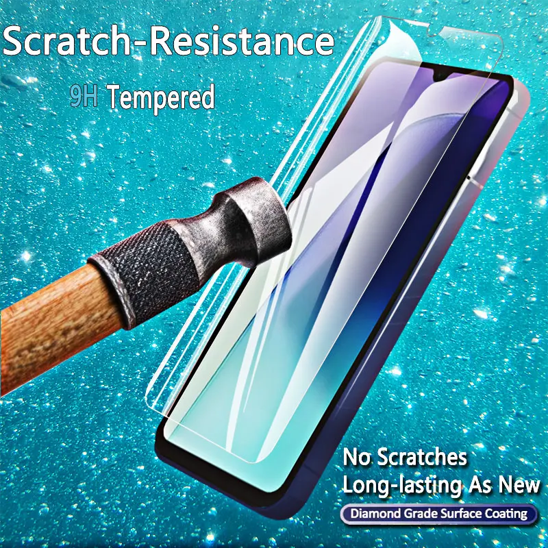 1-4 stuks schermbeschermers voor Redmi 14C 4G 14C gehard glas kristal hoog aluminium anti-kras behuizing vriendelijk 6,88 "bescherming