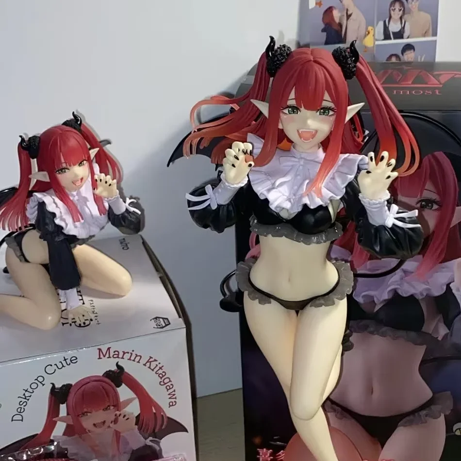 New Anime My Dress-Up Darling Kitagawa Marin Liz Desktop Cute Cos Beautiful Devil Model PVC Action Figure Collectible Toy Gift