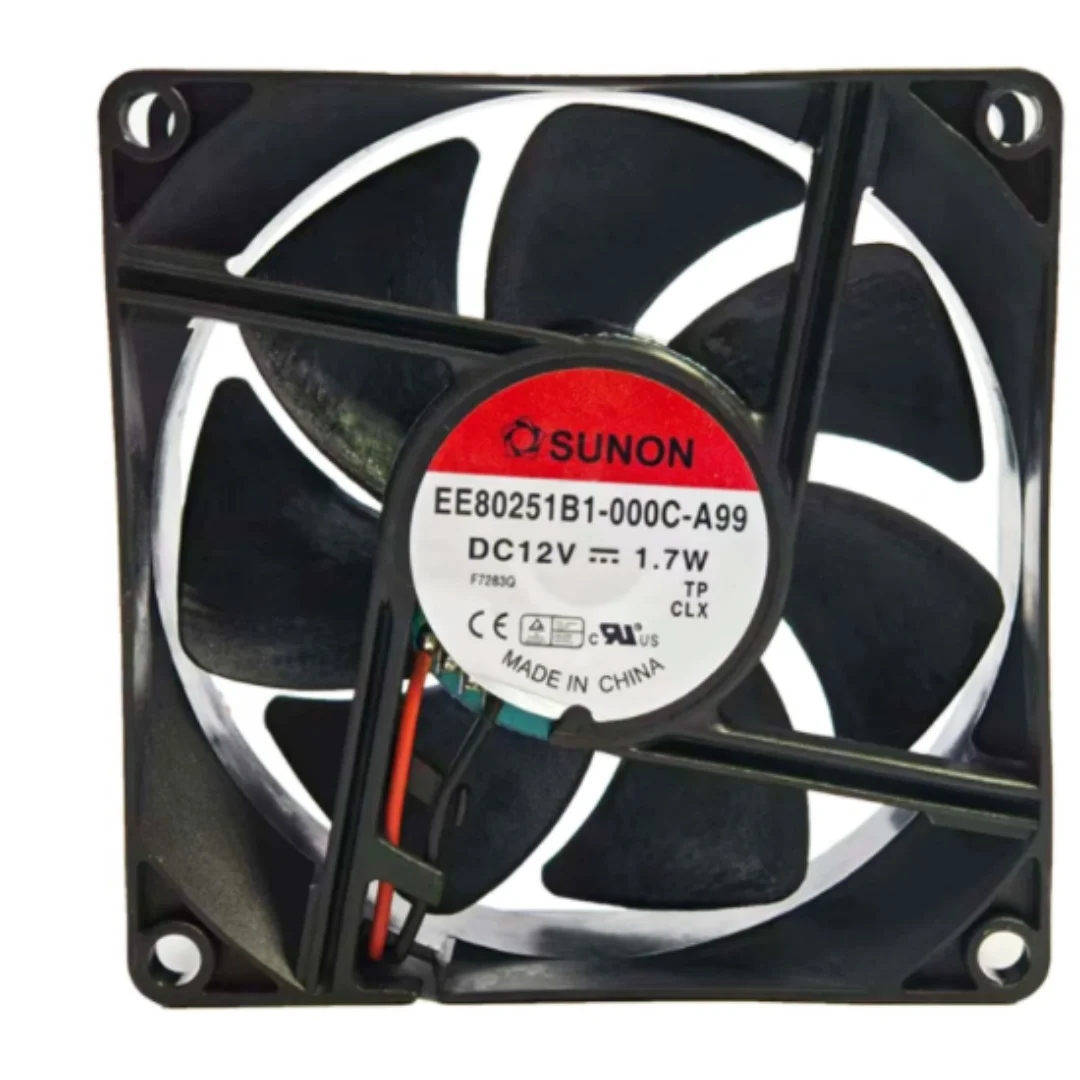 

SUNON EE80251B1-000C-A99 DC 12V 1.7W 80x80x25mm 2-Wire Server Cooling Fan