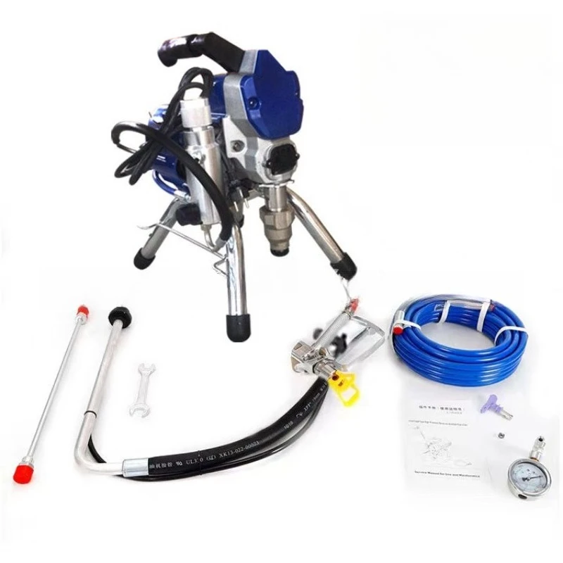 395 Electric High-Pressure Airless Sprayer High-Power Handheld Sprayer for Paint and Latex Paint Painting Machines