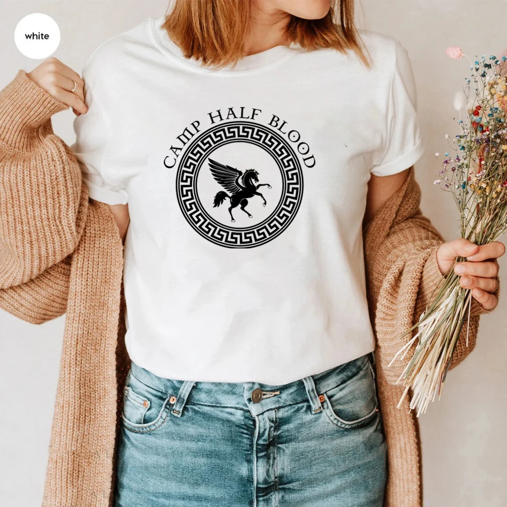 Camp Half Blood T-Shirts Herbst-Trainingscamp-Spiel T-Shirt Halloween Magisches Geschenk Percy Jackson Shirt Unisex T-Shirts Harajuku Tees – Detail 6