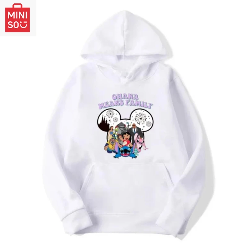 

Новый высококачественный мужской и женский повседневный и удобный спортивный свитер с капюшоном и анимационным принтом Disney, осень и зима