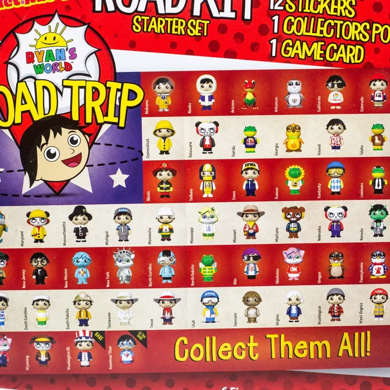 Mysterie Microverse Microfiguren Ryan Worlds Road Trip Kit 10/6 Pack Action Speelgoed Verzamelobjecten Kids Verjaardagscadeaus Blind Box