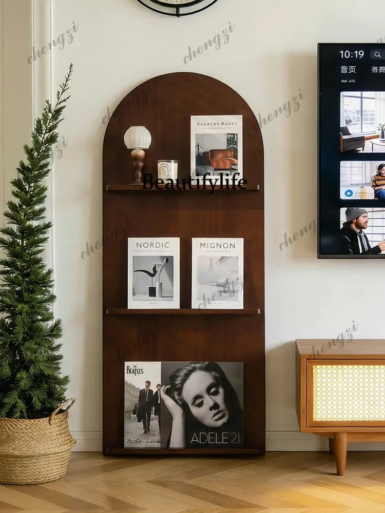 A178   Floor-standing magazines, newspapers, display racks, used storage wall-mounted storage, bookshelves