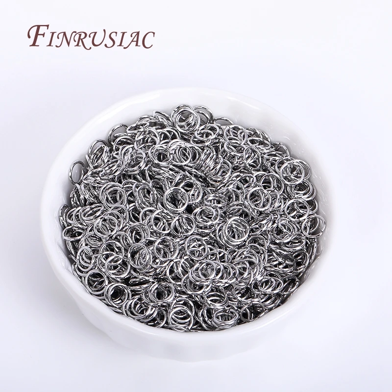 50–200 Stück 3–10 mm 18 Karat vergoldete Biegeringe, offene geteilte Ringverbinder für DIY-Schmuckherstellung, Großhandelsartikel – Detail 37