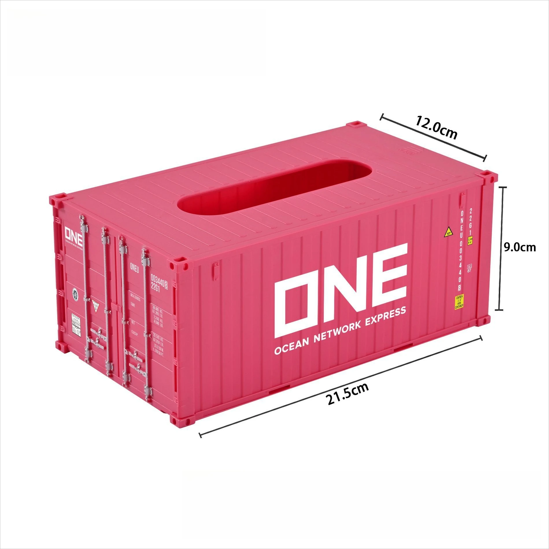 Simple Design Plastic Tissue Box Pen Holder Multi-Functional Logo Creative Shipping Container Model Dustproof Waterproof