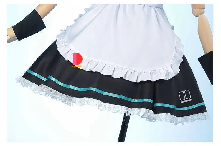 Tendo Nijigen Alice Anime-style Games Halloween Party Maid Outfit Cosplay Costume Role-playing Full Women's Clothing Set