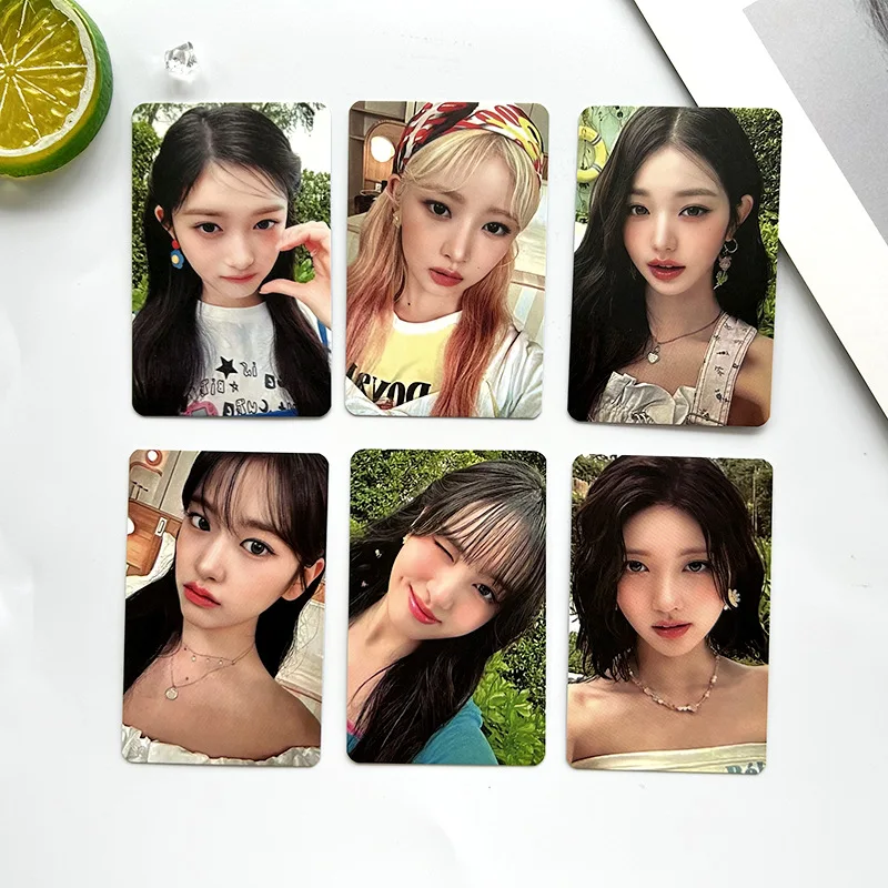 6pcs/set Kpop Idol IVE Lomo Cards 2023 A DREAMY DAY Photocards Photo Card Postcard for Fans Collection