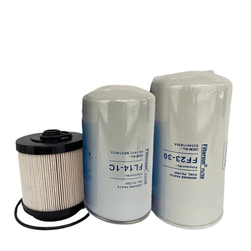 For Sany Sy205 Mitsubishi Engine Oil Diesel Filter Element Air Oil Water Paper Diesel Hydraulic Return Oil Filter