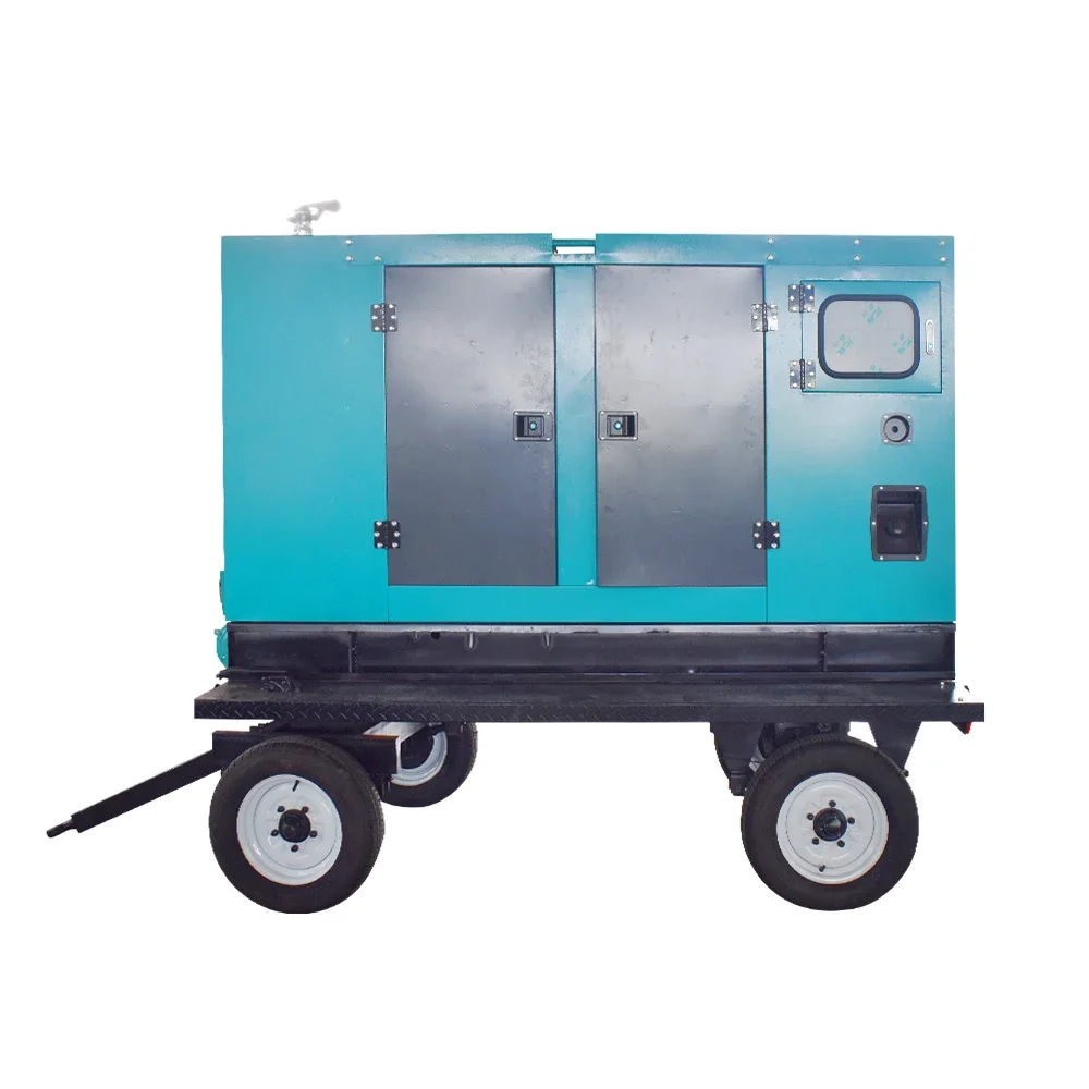 Hot sale Generator 150 kw 187.5KVA super silent mobile diesel generator with trailer for sale