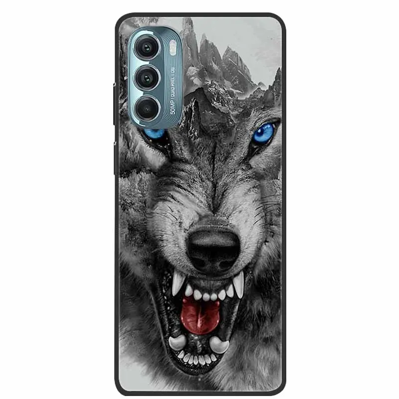 For Motorola Moto G Stylus 5G 2022 Case Animal TPU Soft Silicon Back Cover For Moto G Stylus 5G 2022 Funda Wolf Shockproof Coque