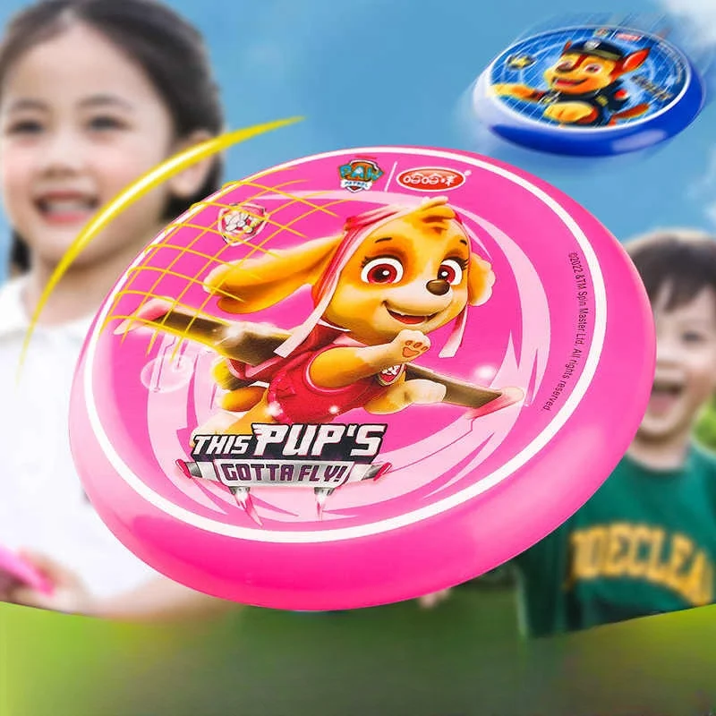 Childrens Safety Soft Frisbee Outdoor Spinning Special Sports Frisbee Professional Paw Patrol Parent Child Interactive Toy