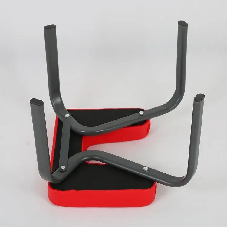 U-Shaped Yoga Inversion Chair Heavy Duty Steel Frame Padded Cushion Anti-Slip Feet Home Gym Fitness Body Shaping Workout