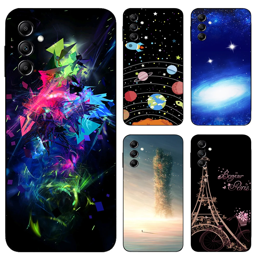 For Samsung A05s Case A 05 s Phone Cover Black Silicone Soft Case For Samsung Galaxy A05s Back Cover Case 6.7