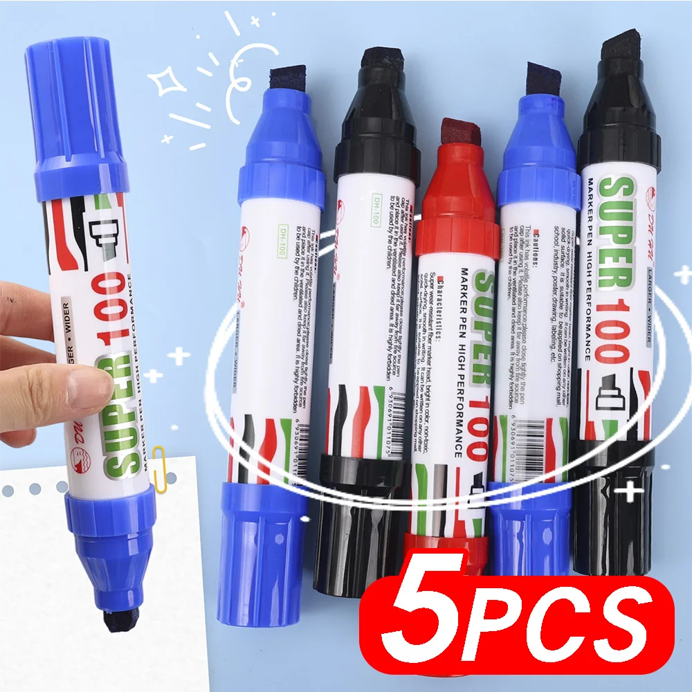 

1/3/5Pcs Jumbo Marker Pens for Privacy Secret Address Protector Identity Theft Identification Protection Extra Wide Marker Pens