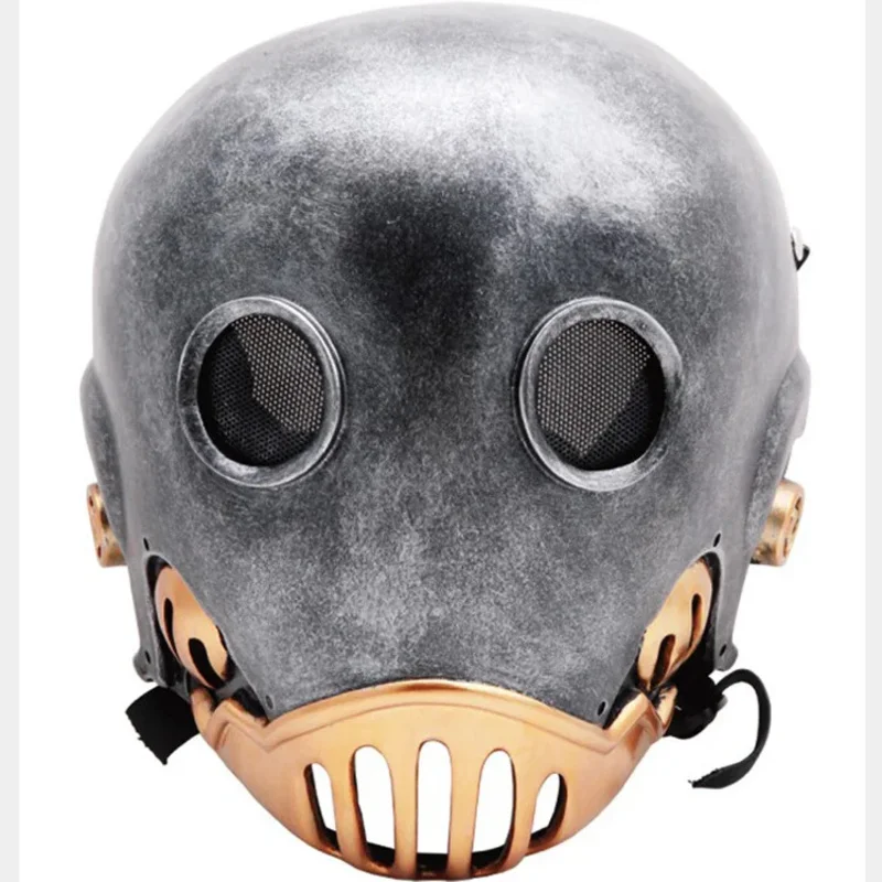 Reloj de terror hombre máscaras Halloween Hellboy película mascarada cara completa Kroenen casco de resina máscara tamaño adulto Cosplay Propc;3.k'6;d.a