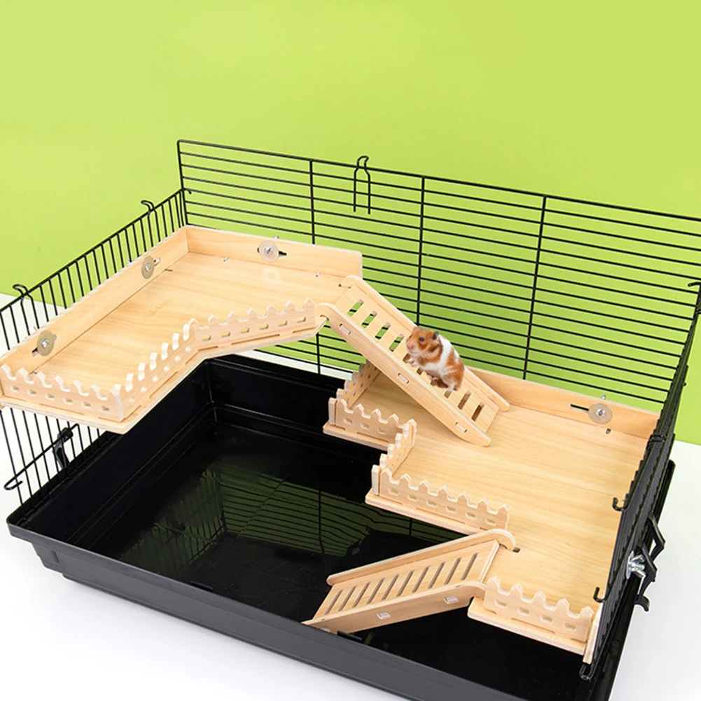 

Hamster Climb Platform Multipurpose Hamster Playing Platform Hamster Bridge Rodents Chew Toy For Hamsters Chinchillas