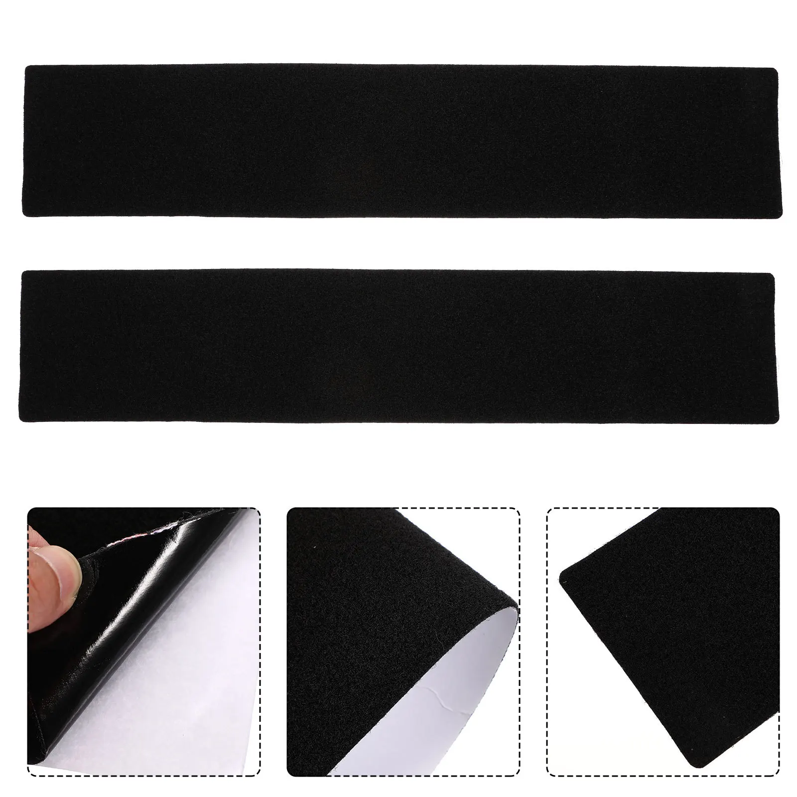 

2Pairs Car License Plate Fixing Strap High Quality Fabric Tough Double Sided Adhesive for Easy Installation License Plate Strap