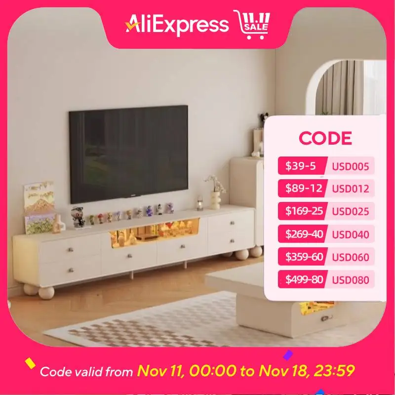 تخزين الضوء الأبيض خزانة التلفزيون الحد الأدنى الشمال غرفة المعيشة تلفزيون خزانة فاخرة مصمم طويل Fernseher Tisch أثاث المنزل