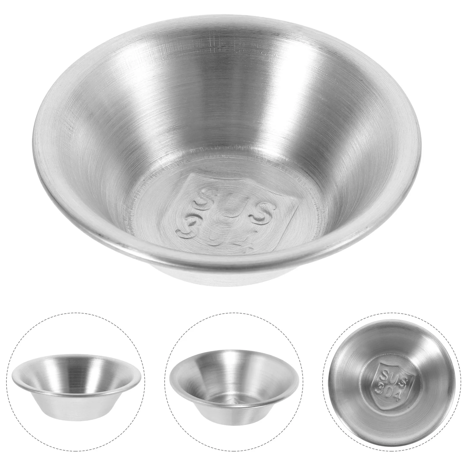 

4 Pcs Stainless Steel Egg Tart Mold Pastry Mini Snack Bread Fruitcake Pans Muffin Baking