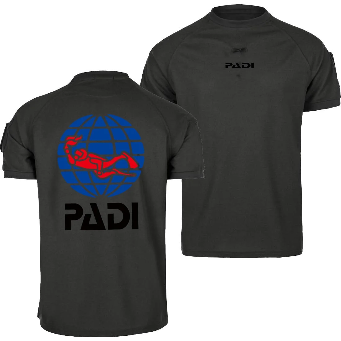 الرجال س الرقبة تي شيرت الغوص سائق بادي الرجال قصيرة الأكمام تي شيرت العسكرية التكتيكية تنفس الذكور سريعة الجافة التخييم الشباب المحملة #5