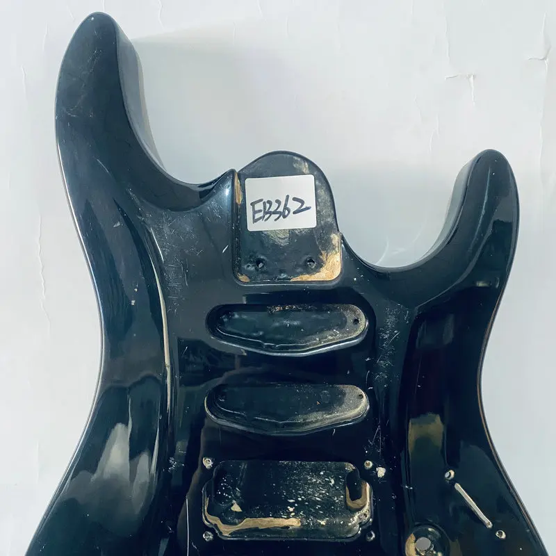 EB362 Electric Guitar Body Black Color SSH Guitar DIY Replace Custom Order Floyd Rose Tremolo Model