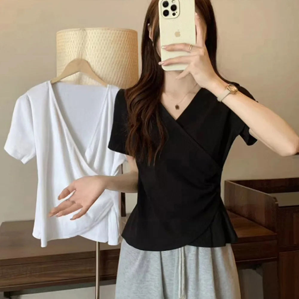 [Day] Domestic Self-Manufacturing Fuse Wrap T-Shirt