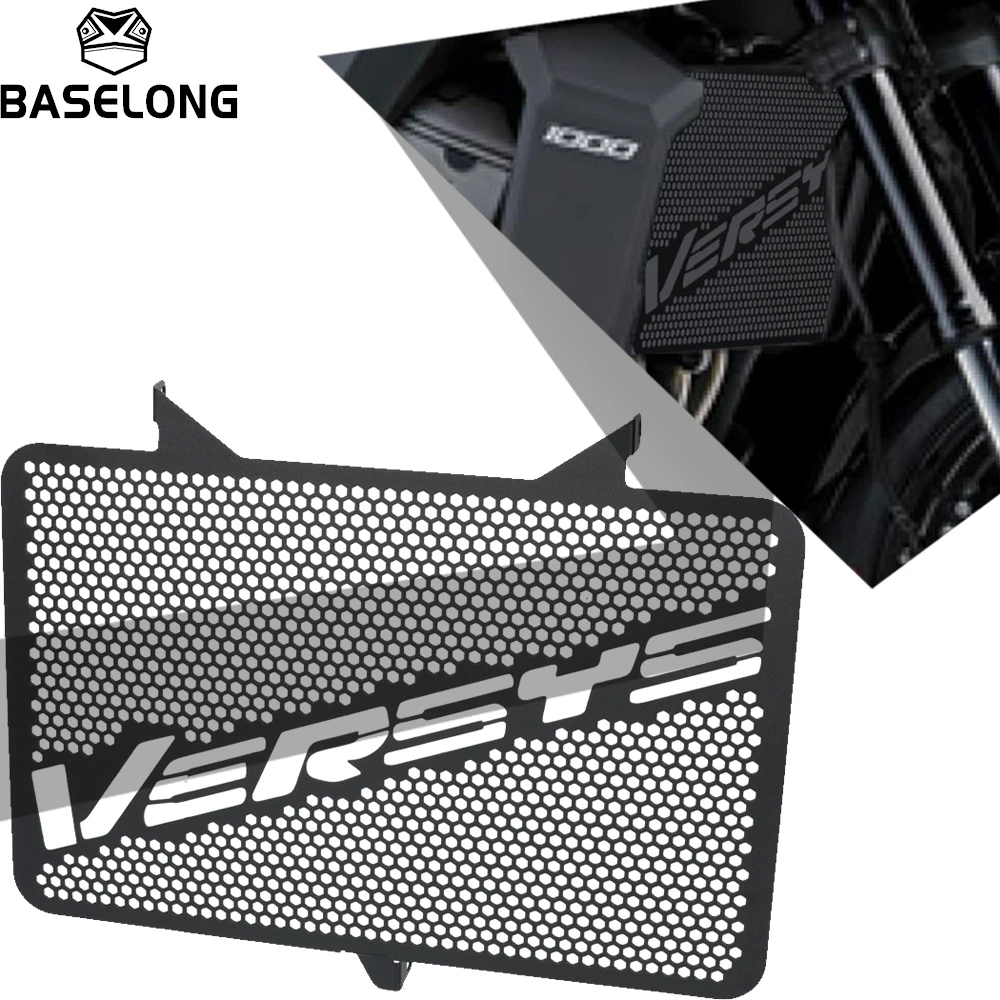 

Motorcycle Accessories Radiator Grille Guard Cover Protection For Kawasaki Versys 1000 2012-2024 VERSYS 1100 2025-2026-2027