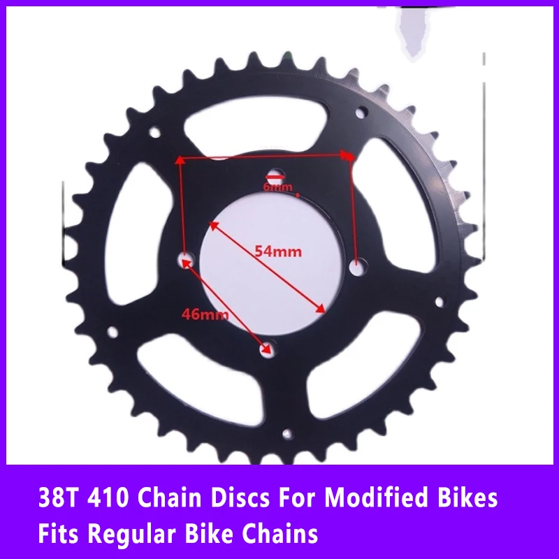 

38T 410 Chain Discs For Modified Bikes Fits Regular Bike Chains