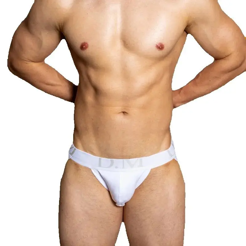 Men\'s Underpants Male Underwear Gay Low-Rise Jockstrap Men\'s Thongs Solid Tanga Hombre Men\'s Sexy Underpants Cotton Underwear