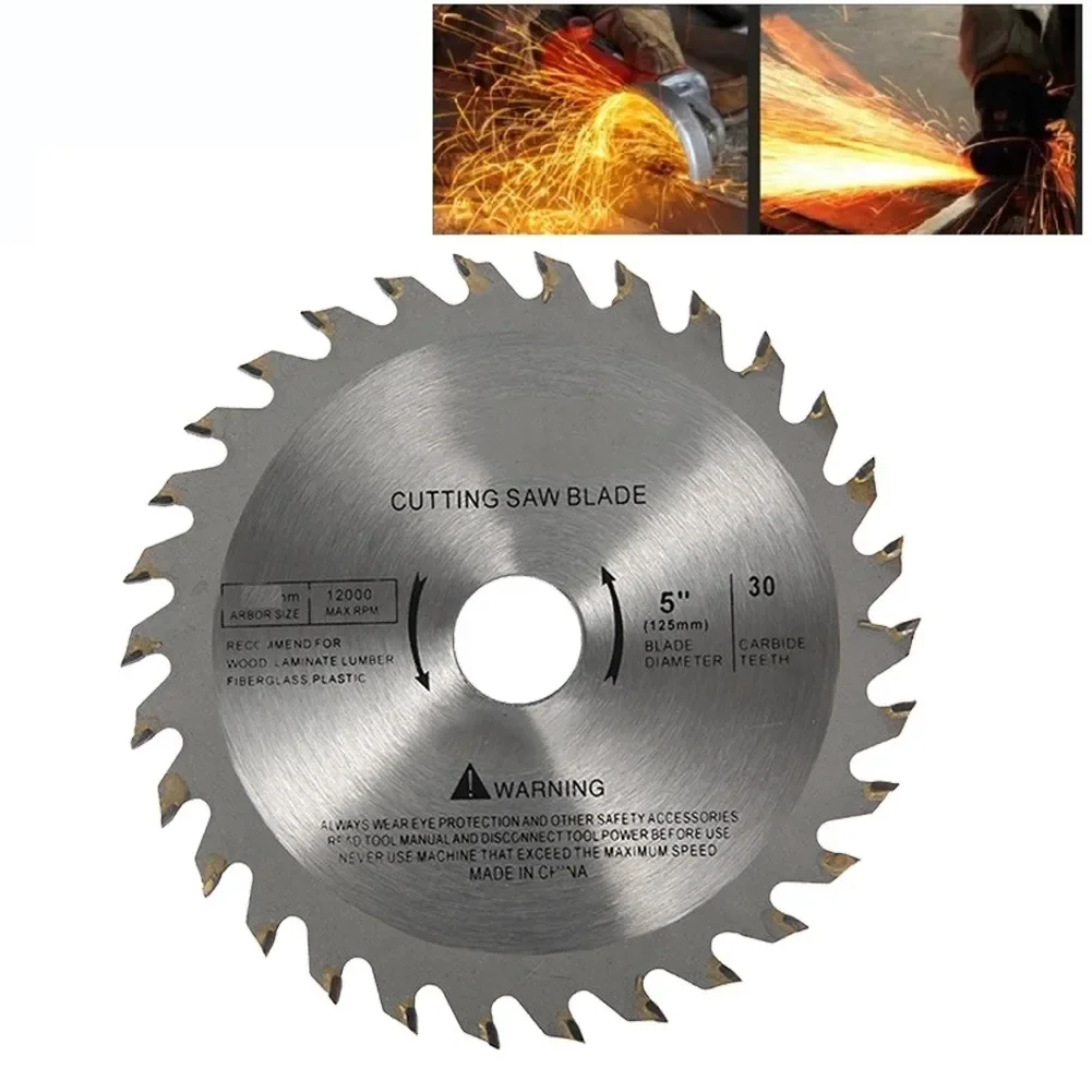 Imagem -05 - Venda Mais Quente de Lâmina de Serra Tct 125 mm Disco de Corte para Madeira Dura Metal Fino Peças de Plástico Corte Diy