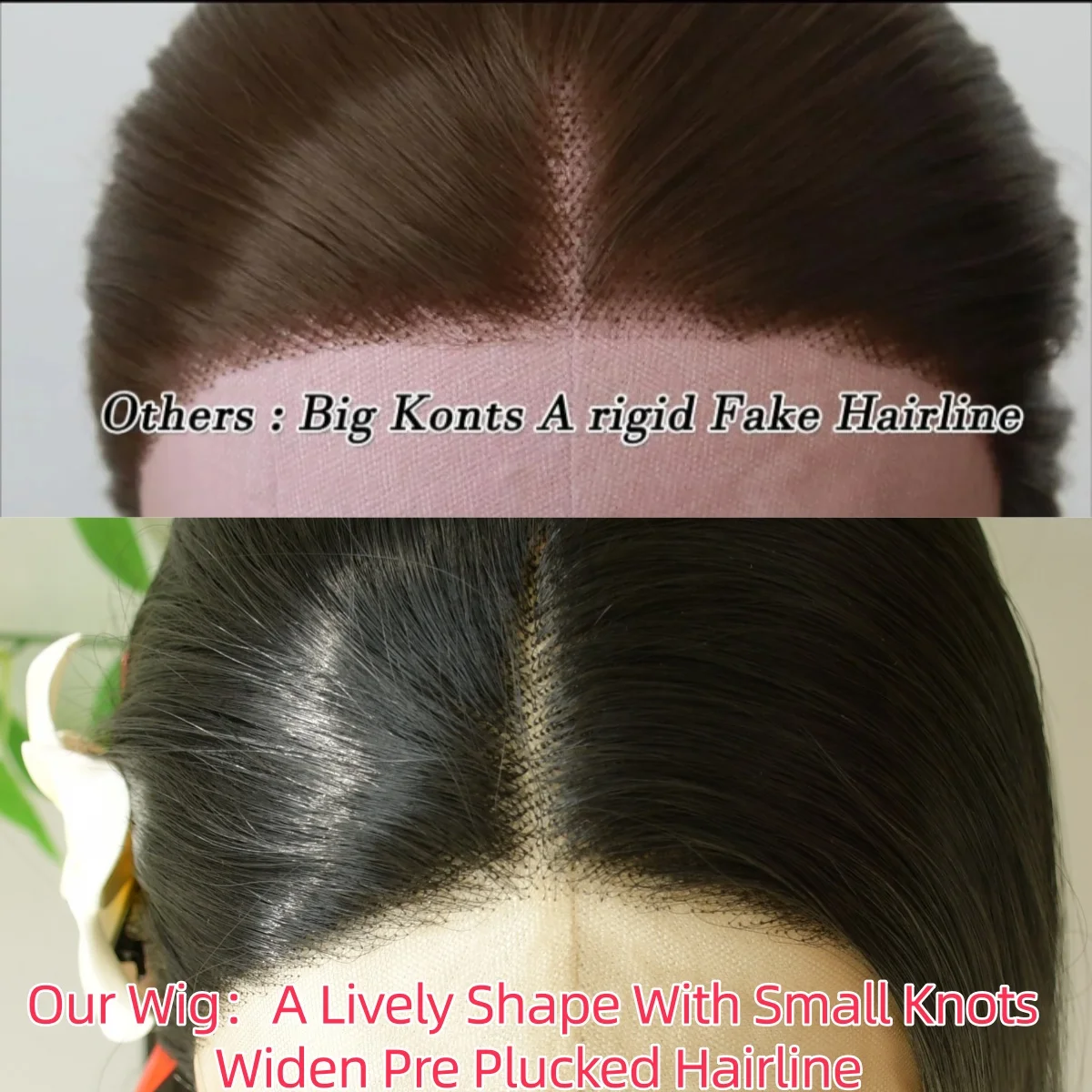 شعر مستعار أسود ووردي على شكل عظمة مستقيمة من الدانتيل شعر مستعار أمامي يسلط الضوء على الوردي 13X4 HD قبل قطعها بدون صمغ الاصطناعية اليومية تأثيري للبيع