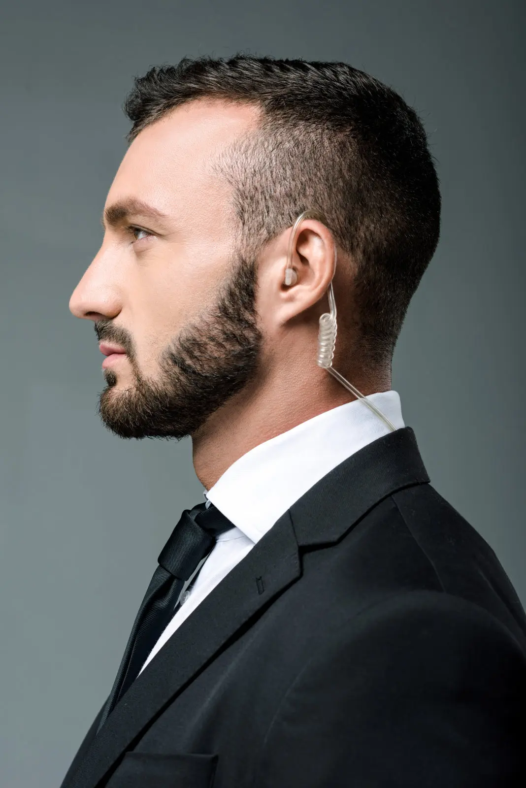 2-Wege-Radio-Ohrhörer-Ersatz, transparentes Akustikspulenrohr-Ohrhörer-Audio-Kit mit 1 Paar Headset-Ohrhörer-Medium – Detail 8