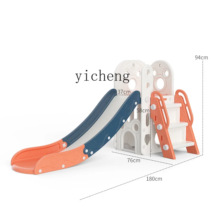 

YY Indoor Small Swing and Slides Plastic Baby Slide Folding Household Three-in-One