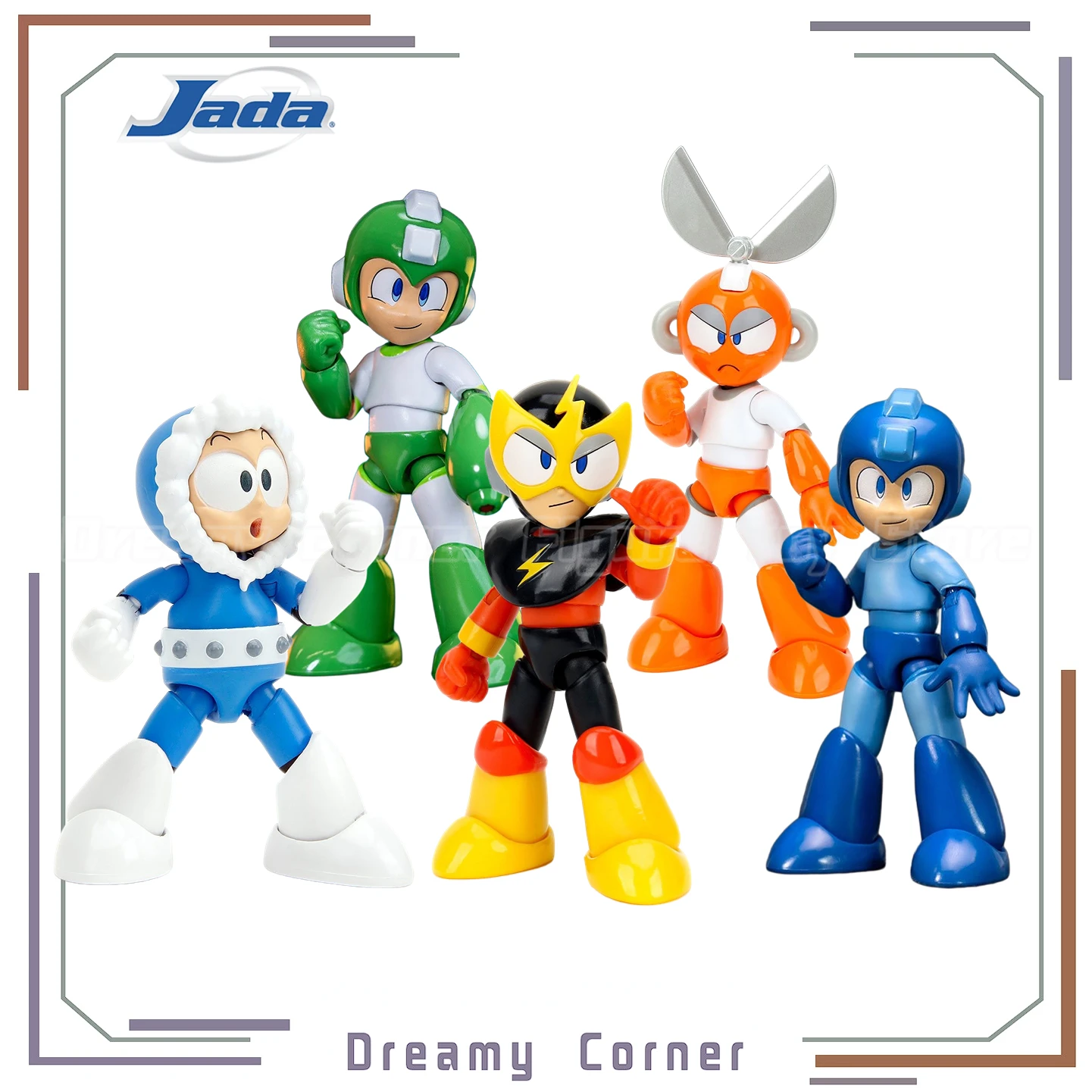 

【In Stock】Original Jada Toys Megaman Ice Elec Cut Man Hyper Mega Man 1/12 Action Figure Toys Model Gift