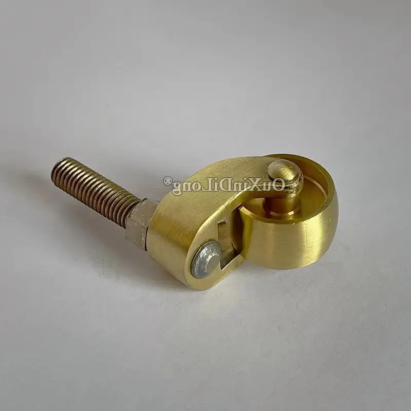 

Brand New 4PCS 1'' Pure Brass Casters Wheels Table Chair Sofa Bar Piano Universal Furniture Rollers 360° Swivel Castors Pulleys