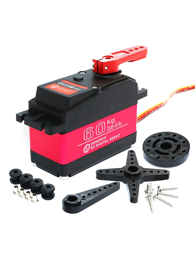 DS5160 ssg 60KG Digitale Servo 8.4V Hoogspanning Metal Gear Groot Koppel Hoge Snelheid Waterdicht 1/5 Baja Servo's 180/270 Graden