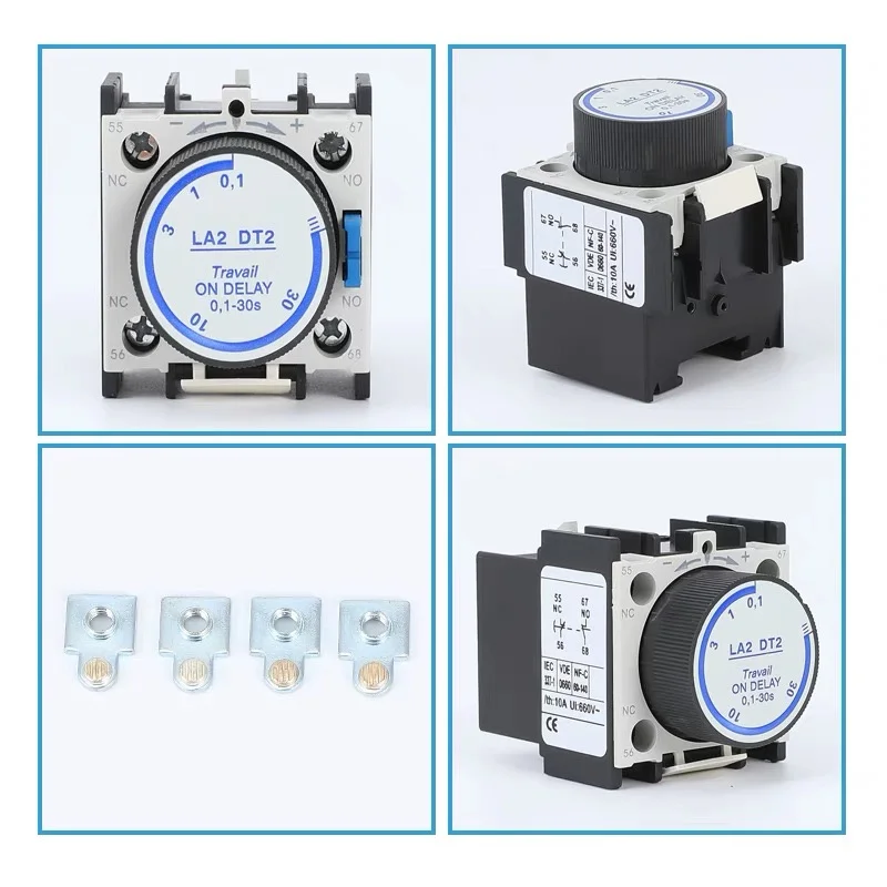 في وقت التأخير موصل التتابع ، كتلة اتصال مساعدة ، LA2 DT0 DT2 DT4-3S-30S 10-S LA3 DR2 DR4 #3