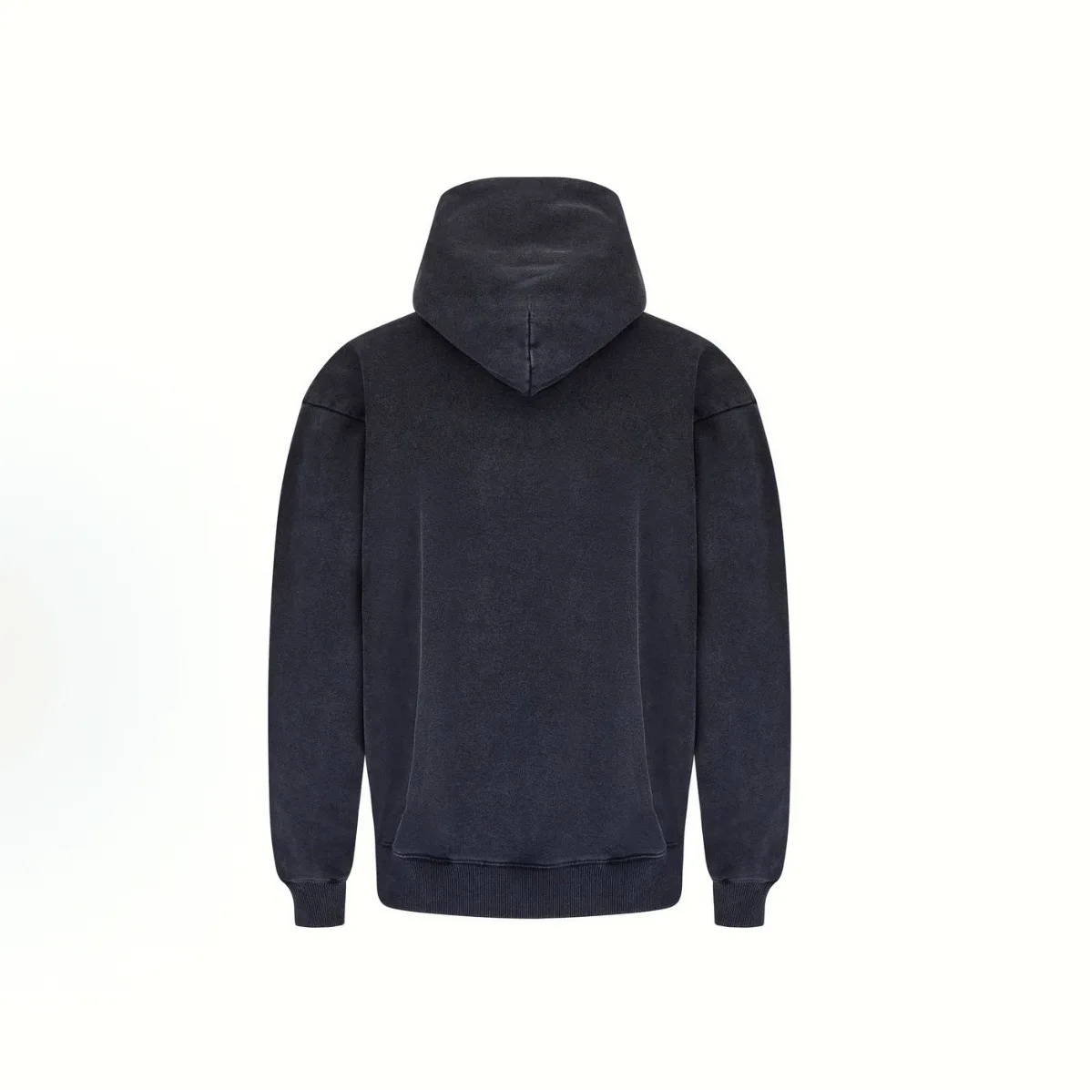 Martine rose inverted letter logo water-washed hooded sweatshirt, loose and casual, highly versatile